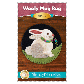 Wooly Mug Rug Series - April Pattern, Image