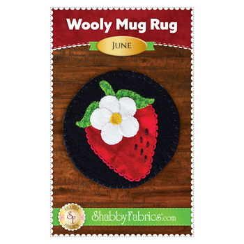 Wooly Mug Rug Series - June Pattern, Image