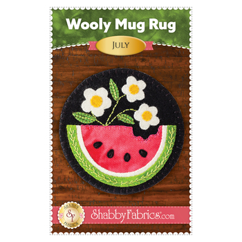 Wooly Mug Rug Series - July Pattern, Image