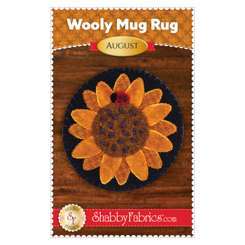 Wooly Mug Rug Series - August Pattern, Image