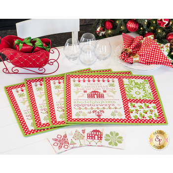  Placemats and Mug Mats - Christmas Stitched, Image