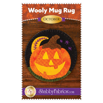 Wooly Mug Rug Series - October Pattern, Image