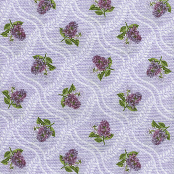 Lilac Garden 25399-82 by Deborah Edwards for Northcott Fabrics, Image