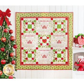  Christmas Stitched Quilt Kit, Image