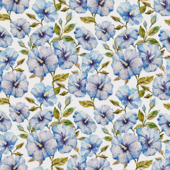 Periwinkle Spring 6PS-1 Hibiscus by In The Beginning Fabrics