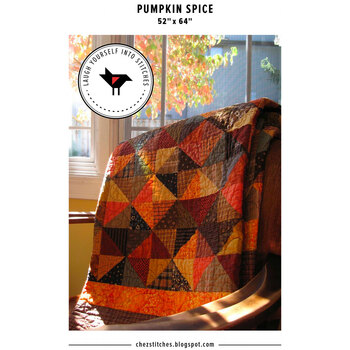 Pumpkin Spice Pattern by Laugh Yourself Into Stitches, Image