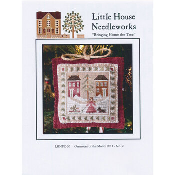 Ornament of the Month 2011 - 02 - Bringing Home the Tree Cross Stitch Pattern, Image