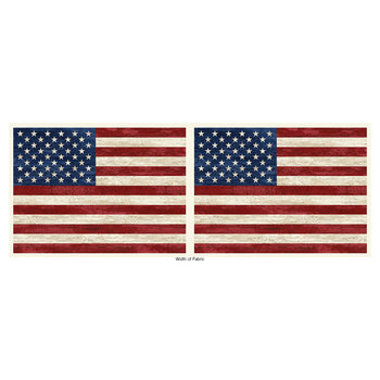 Stonehenge Stars & Stripes 11 DP25337-11 Panel by Linda Ludovico for Northcott Fabrics