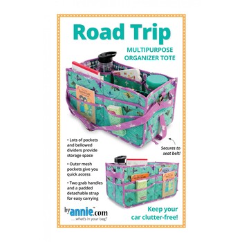 Road Trip Multipurpose Organizer Tote Pattern