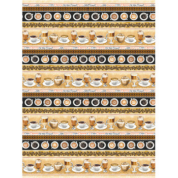 For The Love Of Coffee 14154-71 Neutral by Nicole Decamp for Benartex, Image