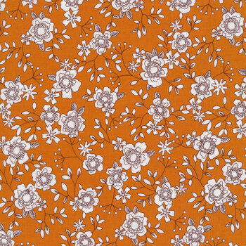 Wander Lane II 13653-36 Pumpkin by Nancy Halvorsen for Benartex, Image