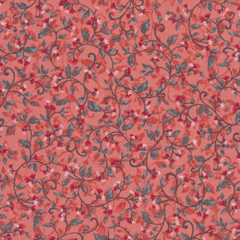 Wander Lane II 13654-26 Coral by Nancy Halvorsen for Benartex, Image