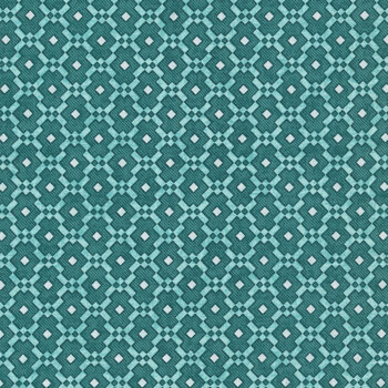 Wander Lane II 13655-84 Teal by Nancy Halvorsen for Benartex, Image