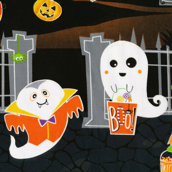 Glow-O-Ween 12953G-99 Panel by Kanvas Studio for Benartex, Image