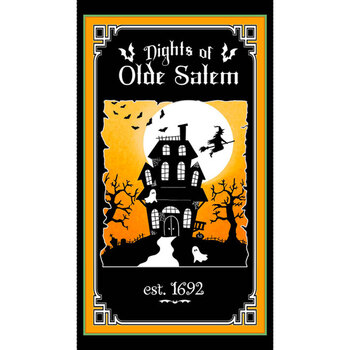 Nights of Olde Salem 809PG-93 Multi Panel by Shelly Comiskey for Henry Glass Fabrics, Image