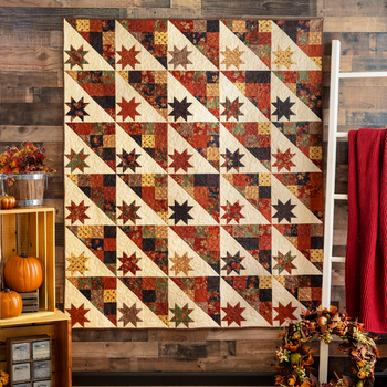 SAMPLE - Hodgepodge Quilt - Fall Melody Flannels