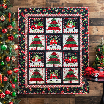 SAMPLE - Timber Gnomies Tree Farm Quilt