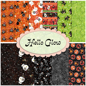 Hello Glow  11 FQ Set by Victoria Hutto for Studio E Fabrics, Image