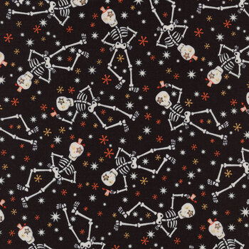 Hello Glow 7001G-99 Black by Victoria Hutto for Studio E Fabrics, Image