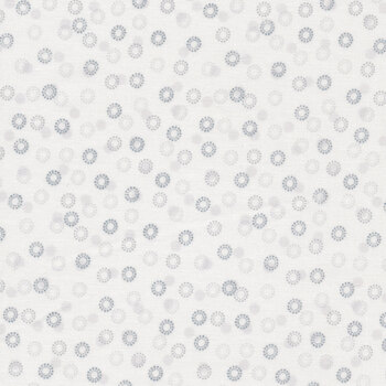 Stof Christmas - Frosty Snowflake 4590-109 White/Silver by Stof Fabrics, Image