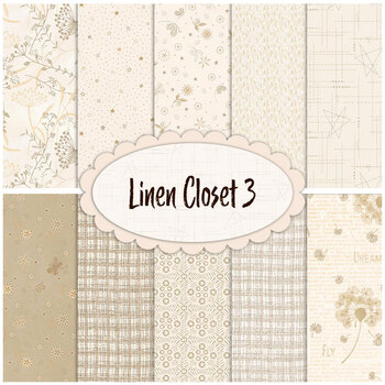 Linen Closet  10 FQ Set by Janet Rae Nesbitt for Henry Glass, Image