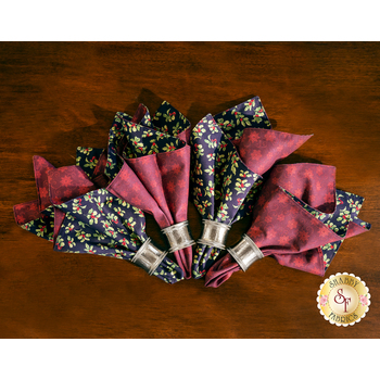  Cloth Napkins Kit - Joy of the Season - Makes 4