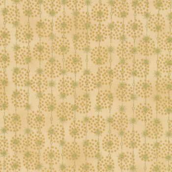 Stof Christmas - Frosty Snowflake 4590-211 Beige/Gold by Stof Fabrics, Image