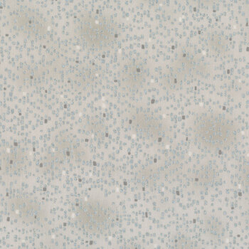 Stof Christmas - Frosty Snowflake 4590-900 Gray/Silver by Stof Fabrics, Image