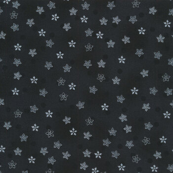 Stof Christmas - Frosty Snowflake 4590-912 Black/Silver by Stof Fabrics, Image