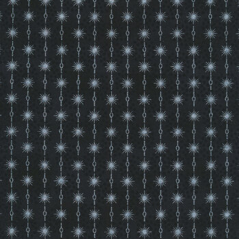 Stof Christmas - Frosty Snowflake 4590-915 Black/Silver by Stof Fabrics, Image