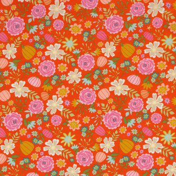 Kitty Loves Candy KC23915-ORANGE by Poppie Cotton, Image