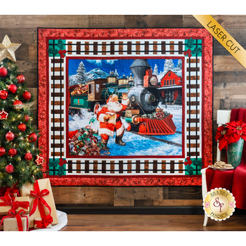  Santa’s Railway Quilt Kit