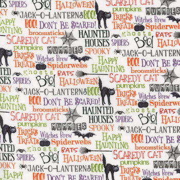 Scaredy Cats 53535-5 Light by Windham Fabrics, Image