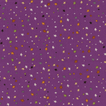 Scaredy Cats 53538-3 Purple by Windham Fabrics, Image