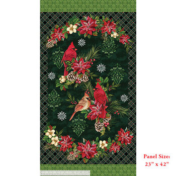 Holiday Greetings 53602P-1 Winter Wishes Panel by Windham Fabrics, Image