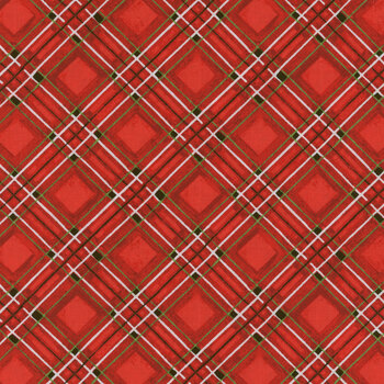 Holiday Greetings 53608-5 Festive Plaid by Windham Fabrics REM, Image