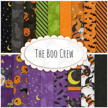 The Boo Crew  17 FQ Set by Susan Winget for Wilmington Prints, Image