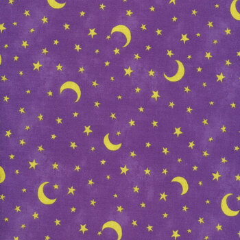 The Boo Crew 39796-650 Purple by Susan Winget for Wilmington Prints, Image