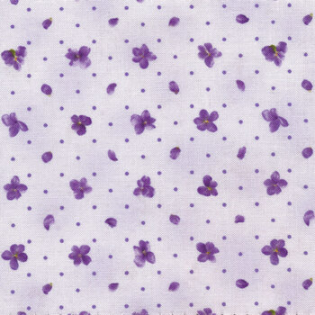 Viola 21423-23 Lavender by Debbie Beaves for Robert Kaufman Fabrics, Image