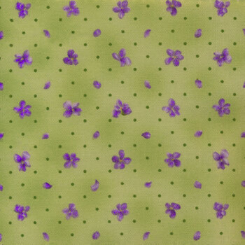 Viola 21423-35 Sprig by Debbie Beaves for Robert Kaufman Fabrics, Image