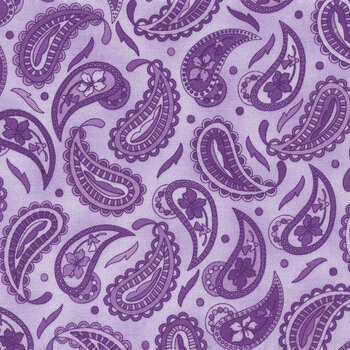 Viola 21426-23 Lavender by Debbie Beaves for Robert Kaufman Fabrics, Image