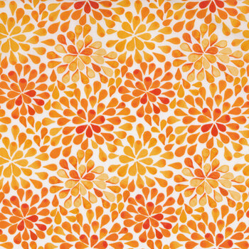 Summer Breeze 7SB-2 Orange Petals by In The Beginning Fabrics, Image