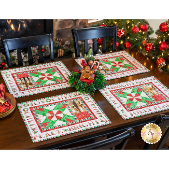  Peppermint Placemats Kit - Holiday Sweets, Image