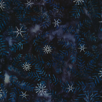 Winter Wonderland 22069-69 Midnight by Robert Kaufman Fabrics, Image