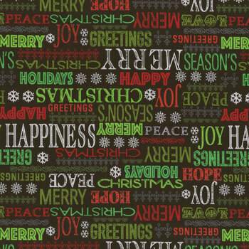 Holiday Greetings 53605-3 Cheerful Greetings by Windham Fabrics, Image