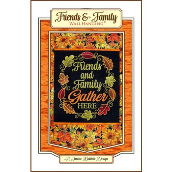 Friends & Family Wall Hanging - Machine Embroidery CD, Image