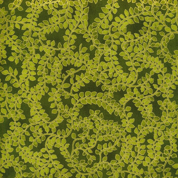 Jeweled Leaves 21611-43 Leaf by Robert Kaufman Fabrics, Image