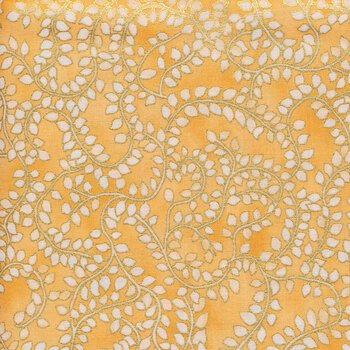 Jeweled Leaves 21611-84 Cream by Robert Kaufman Fabrics