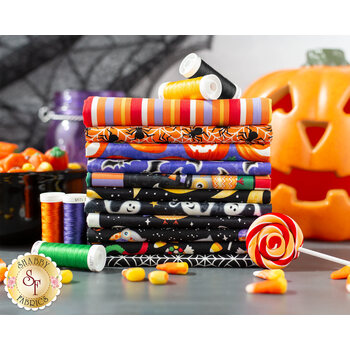 Spooky Friends  11 FQ Set by Studio E Fabrics, Image