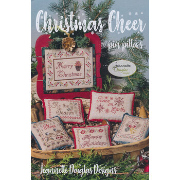 Christmas Cheer Pin Pillows Cross Stitch Pattern, Image